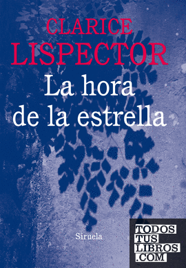 Portada de La hora de la estrella