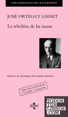 Portada de La rebelión de las masas