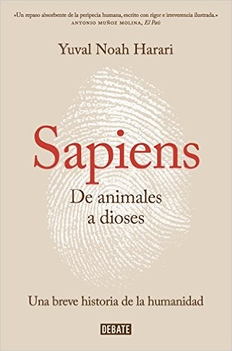 Portada de Sapiens. De animales a dioses